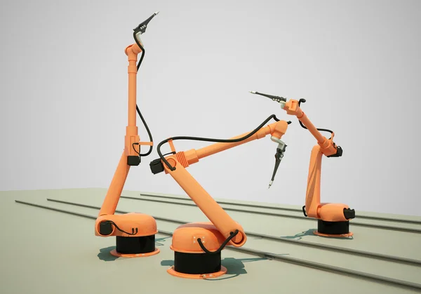 산업용 로봇 팔 — 스톡 사진