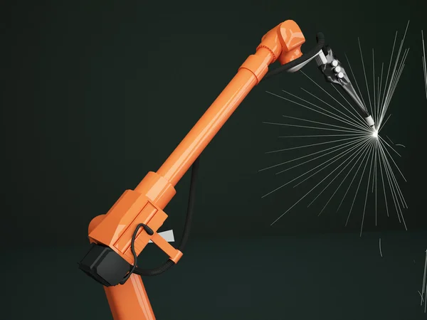 工业机器人的手臂 — 图库照片