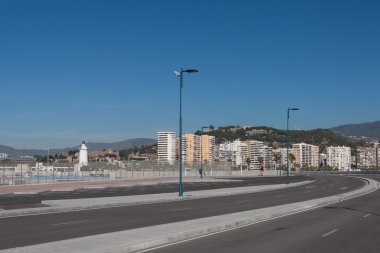 Malaga sokak görünümü