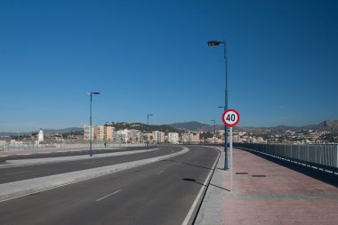 Malaga sokak görünümü