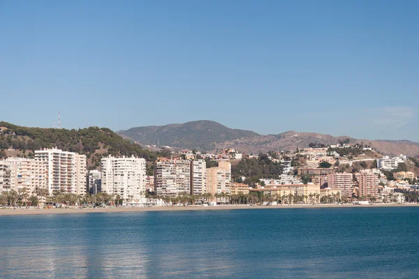 Kusten vid malaga — Stockfoto