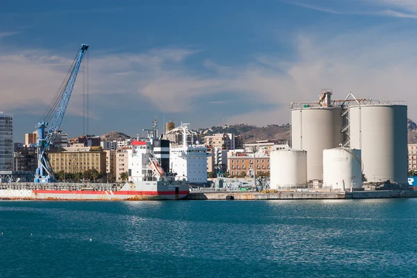 Linea costiera a Malaga — Foto Stock