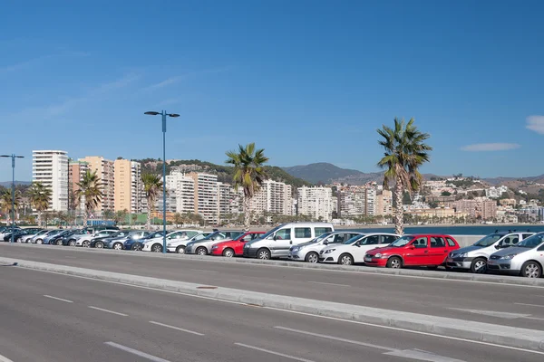 Calle vista de Málaga — Foto de Stock