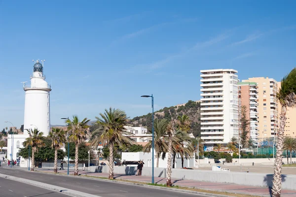 Gatuvy över malaga — Stockfoto