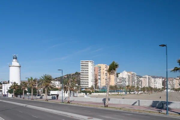 Gatuvy över malaga — Stockfoto