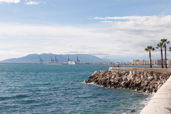 Kusten vid malaga — Stockfoto