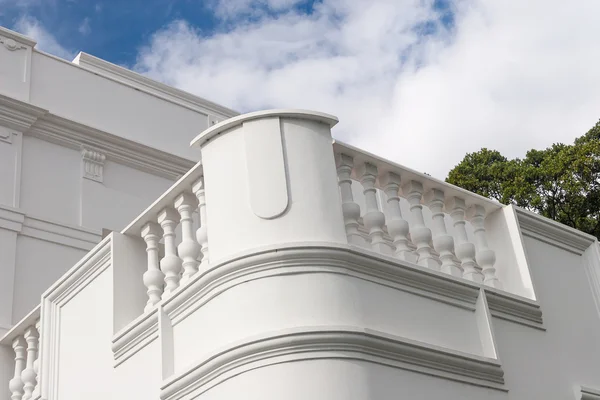 Weiße Hausfassade — Stockfoto