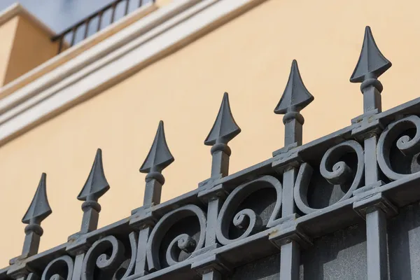 Metal wrought fence — Stock Photo, Image