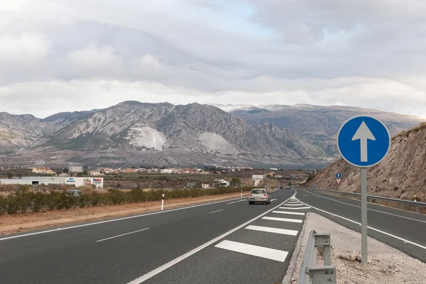 Montain autostrady — Zdjęcie stockowe