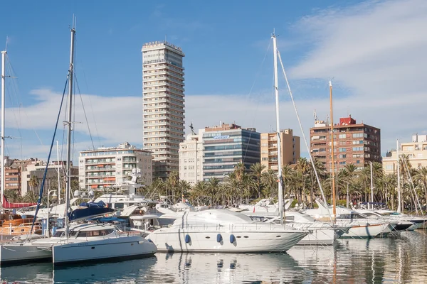 Haven van alicante, Spanje — Stockfoto