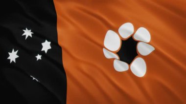 Kuzey Bölgesi - Sallanan Bayrak Arkaplanı