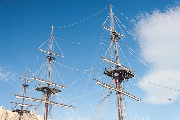 Oude schip mast — Stockfoto
