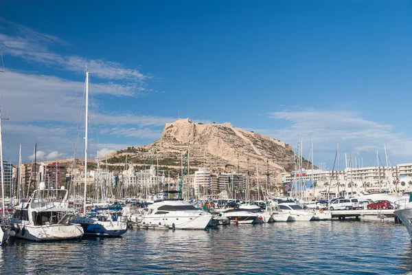 Port w alicante, Hiszpania — Zdjęcie stockowe