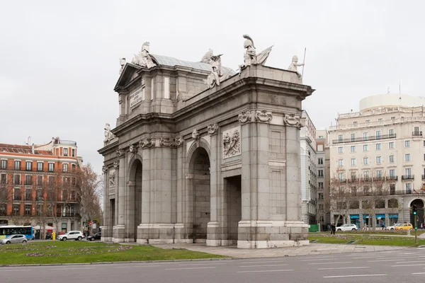 Oblouk triumfální v Madridu — Stock fotografie