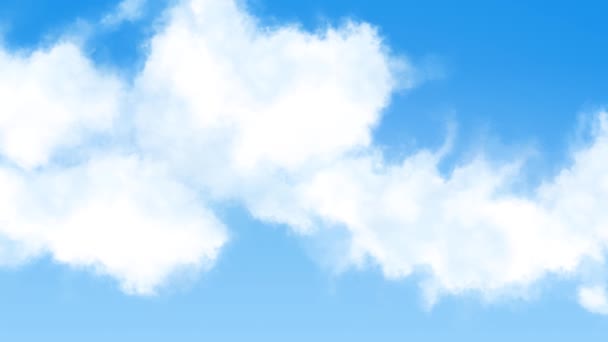 Cloud Sunny Sky Video pozadí 4K rozlišení — Stock video