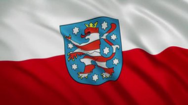 Freistaat Thuringen Thuringia - Sallanan Bayrak Arkaplanı