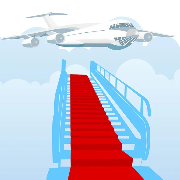 Gangway covered — Stock Vector
