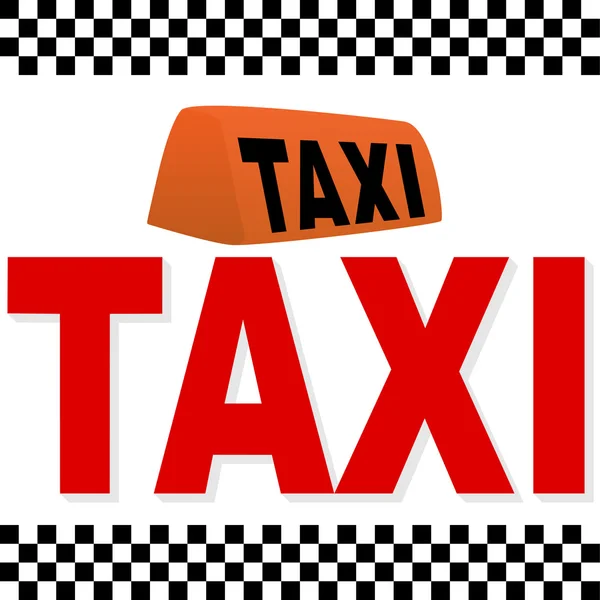 Icon "taxi" — Stock Vector