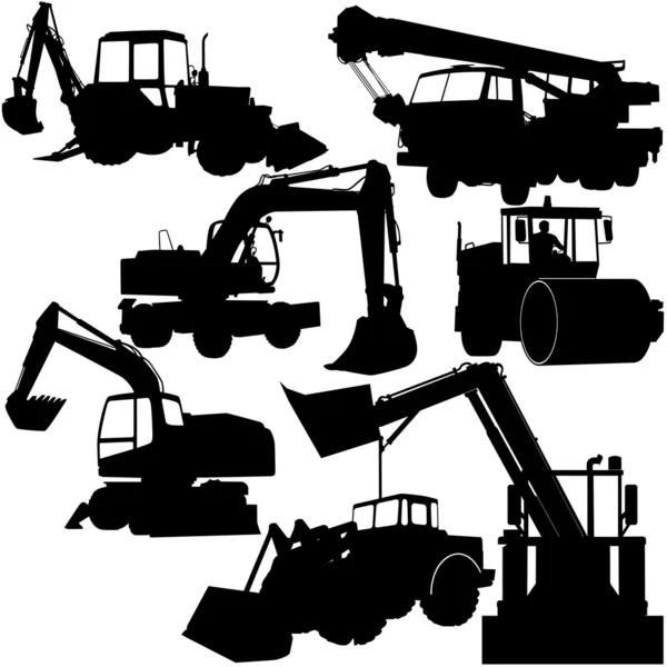 Equipos de construcción de circuitos — Vector de stock