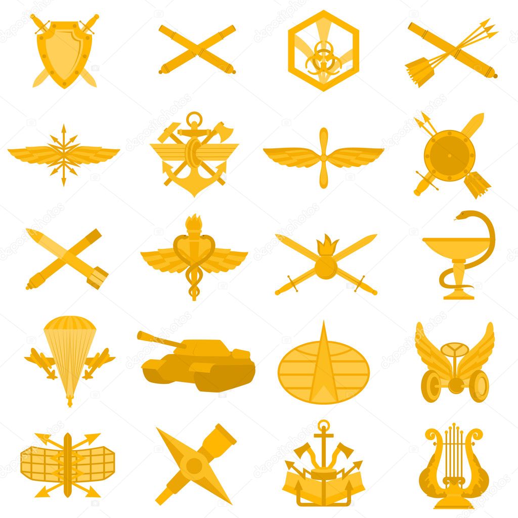 Badges of arms of the Russian Army
