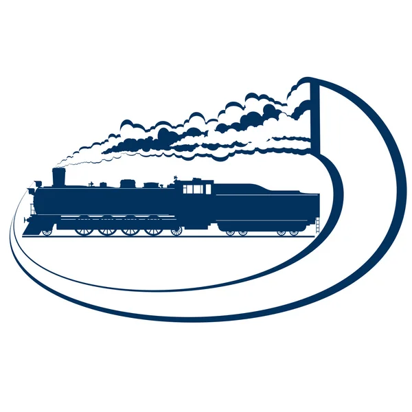 Locomotiva-1 — Vettoriale Stock