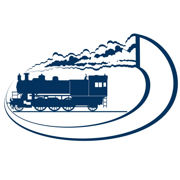 Locomotiva-8 — Vettoriale Stock
