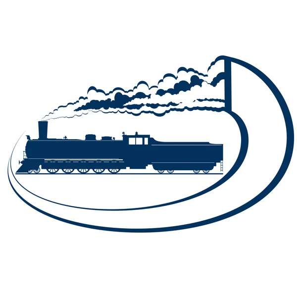 Locomotiva 11 — Vettoriale Stock