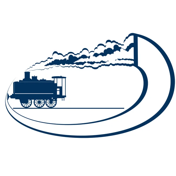 Locomotiva-13 — Vettoriale Stock