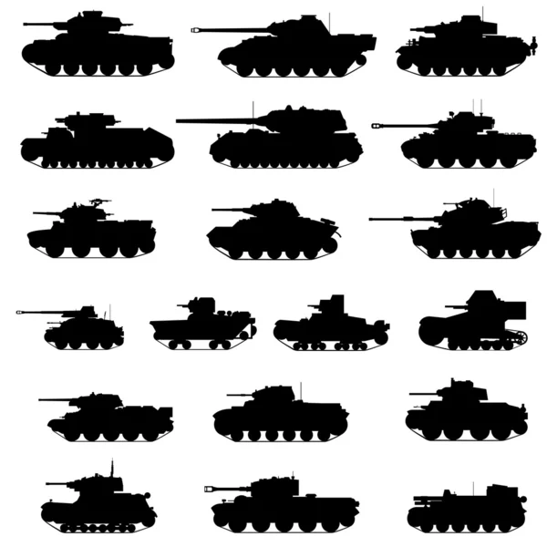 Armored vehicles — Stock Vector