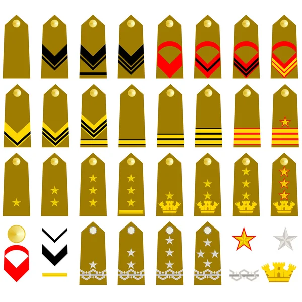 Insignes de l'armée turque — Image vectorielle