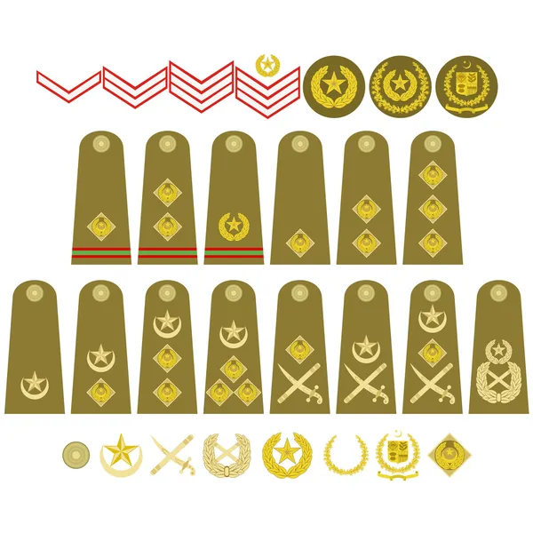 Turkish army insignia — Stock Vector © GUARDING 13783254