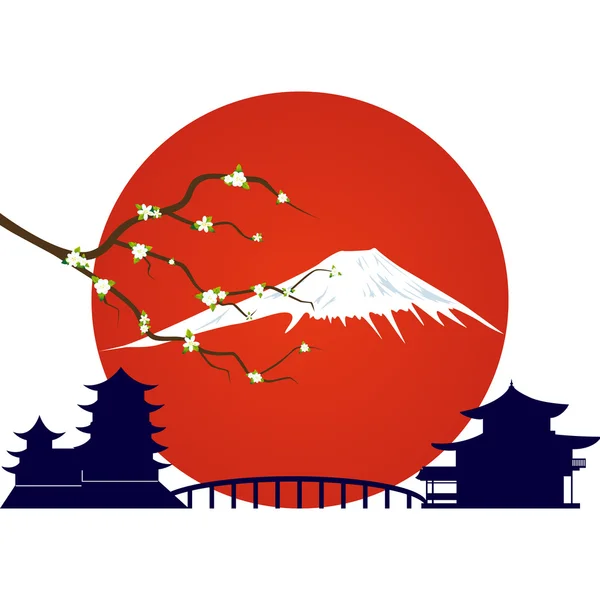 Japón.. — Vector de stock