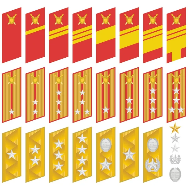 Insignia del Ejército de Corea — Vector de stock