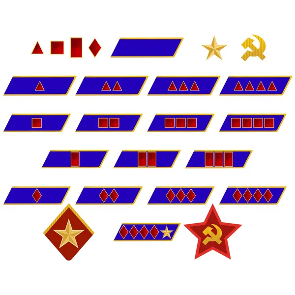 Insigne du bras rouge ouvrier et paysan — Image vectorielle