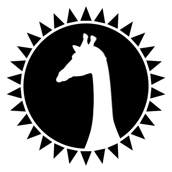 Giraffe — Stockvektor