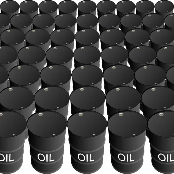 Barrels of oil products — 스톡 벡터