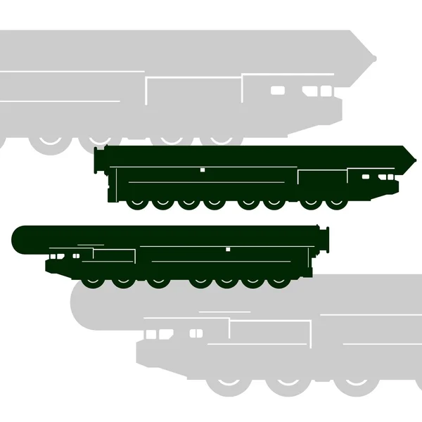 Strategische Raketkrachten — Stockvector