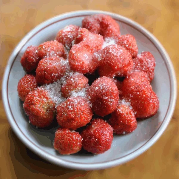 一碟的维多利亚莓果 — 图库矢量图片