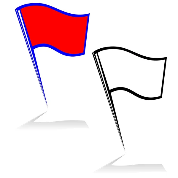 Vlag — Stockvector