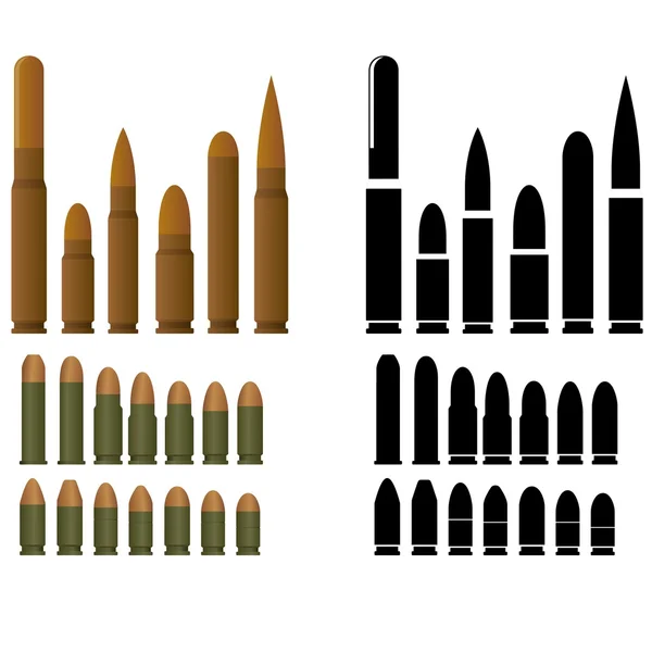 Munições — Vetor de Stock