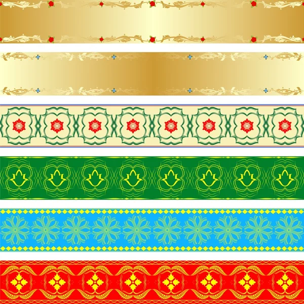 Seamless patterns-2 — Stock Vector