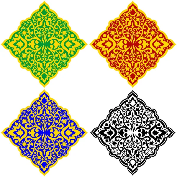 Orientaliska mönster-1 — Stock vektor