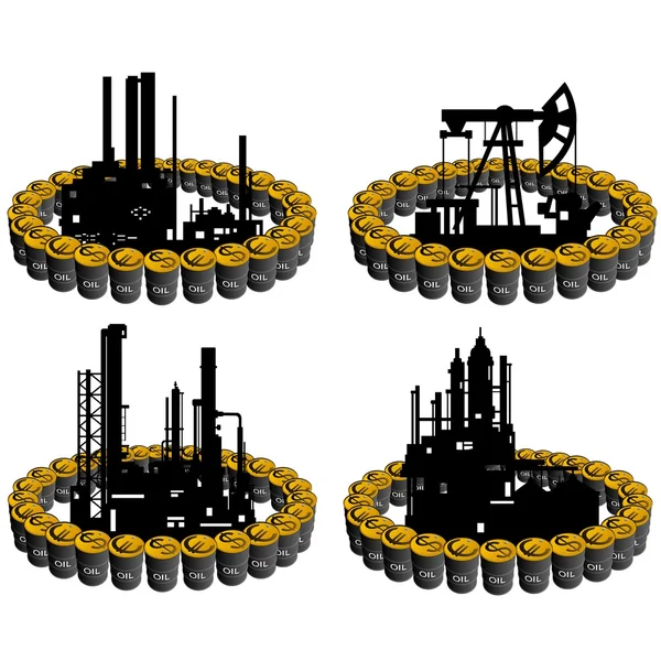 Petrol iş-6 — Stok Vektör