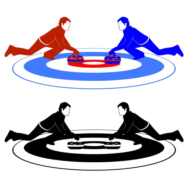 Curling-2 — Stock Vector