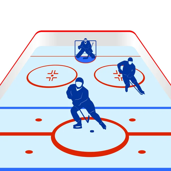 Ice hockey — Stock Vector