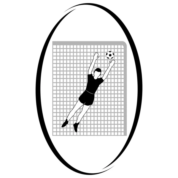 Voetbal-3 — Stockvector