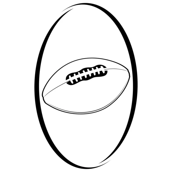 Rugby — Stockvektor