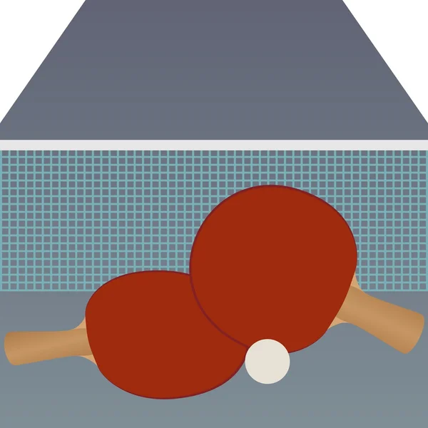 Table Tennis — Stock Vector