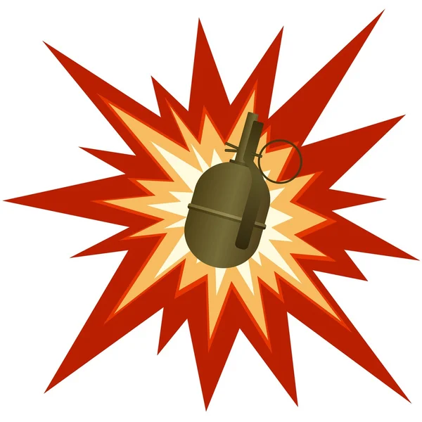 Assault grenade — Stock Vector