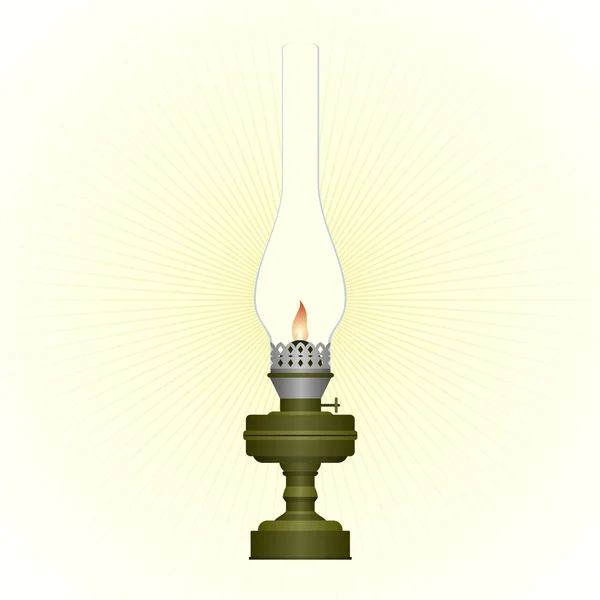 Lámpara de queroseno — Archivo Imágenes Vectoriales